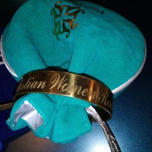 Rustic Cuff Christian Women Rock Cuff